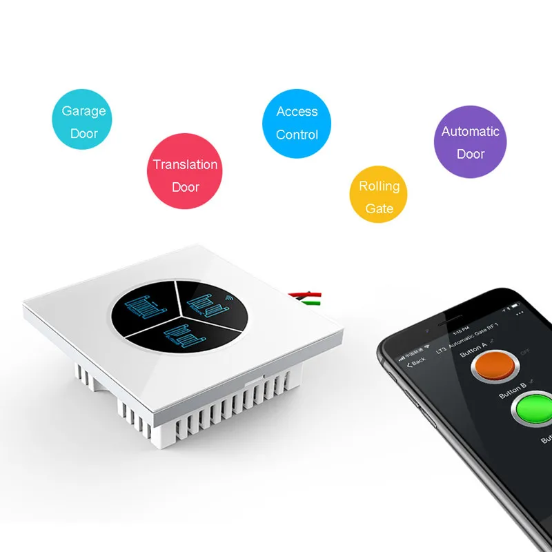 Smart Home Industrial Gate Garage Door Opener Remote Controller