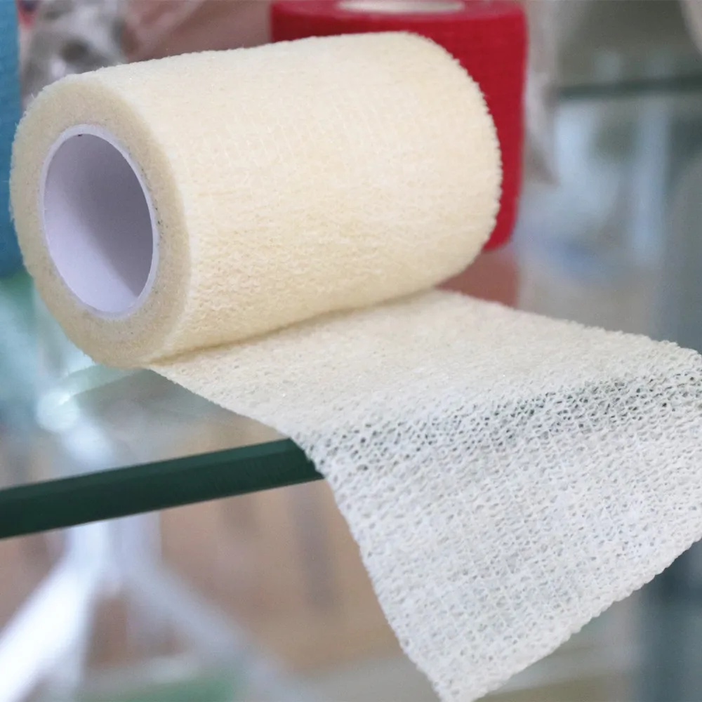 
high quality cheap price cohesive adhesive elastic bandage colored sports 