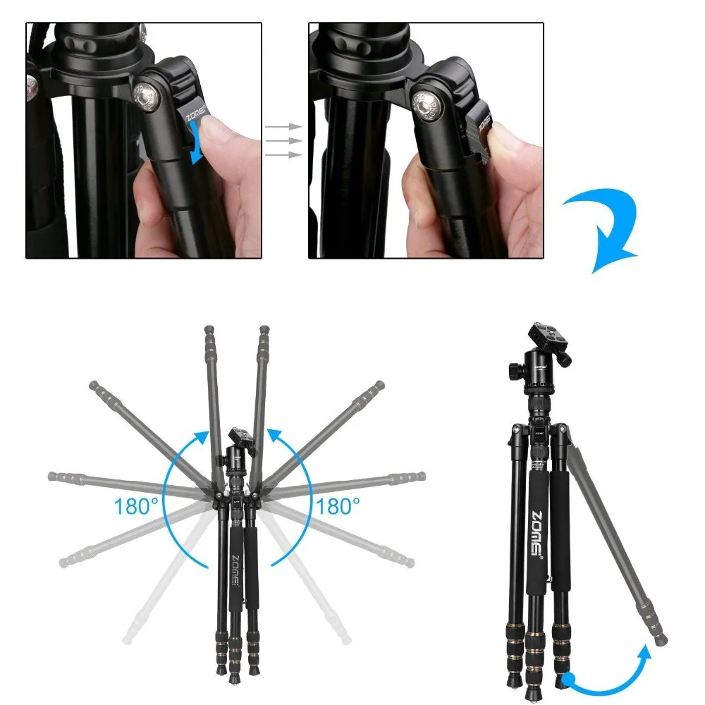 Профессиональный штатив-монопод для видеокамеры Z688