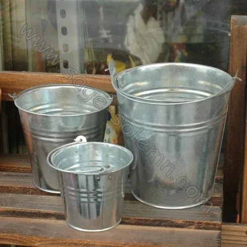 Galvanized Steel Bucket, Garden Bucket with Various Size