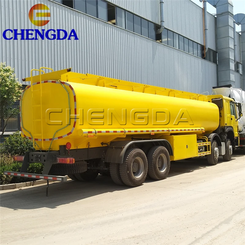 Sino howo 8x4 40000 liters fuel tank truck trailer for sale