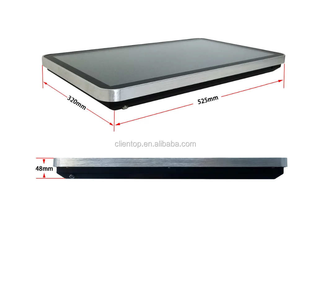 wall mounted digital signage 21.5 inch android touch screen AIO/ 2k/4k medical monitor/ advertising players with remote