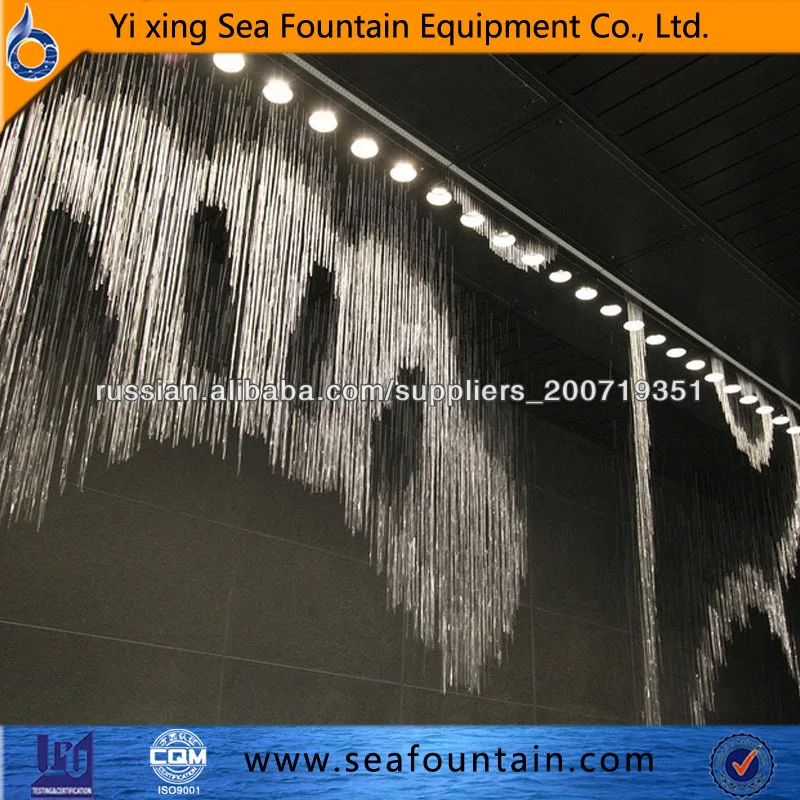 графический цифровой занавес воды