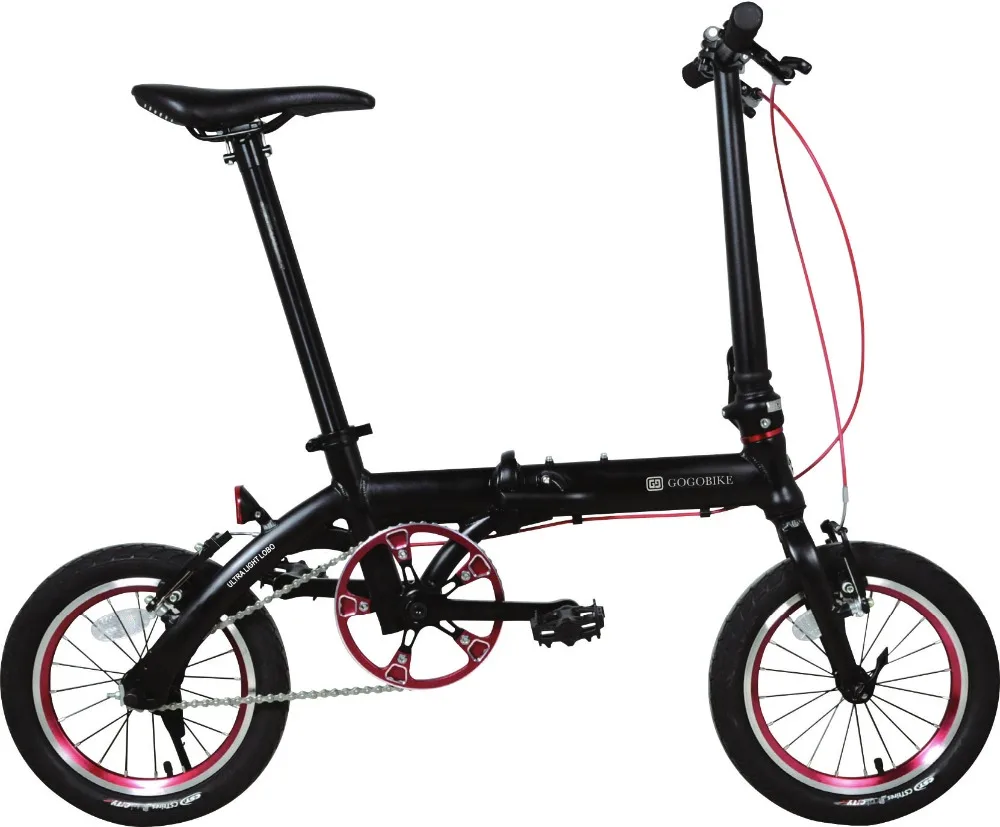 
Hot selling high end 14 inch single speed light weight folding bike 7kg 