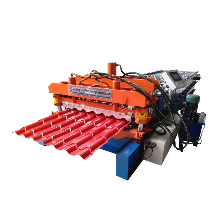 aluminum roof tile making roll forming machine