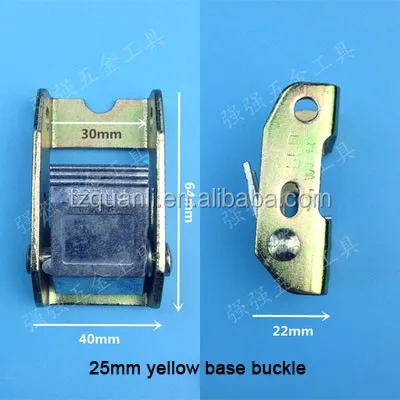 
1inch 25-50mm 700KG High strength zinc alloy buckle Stainless steel black cam buckle for lashing strap 