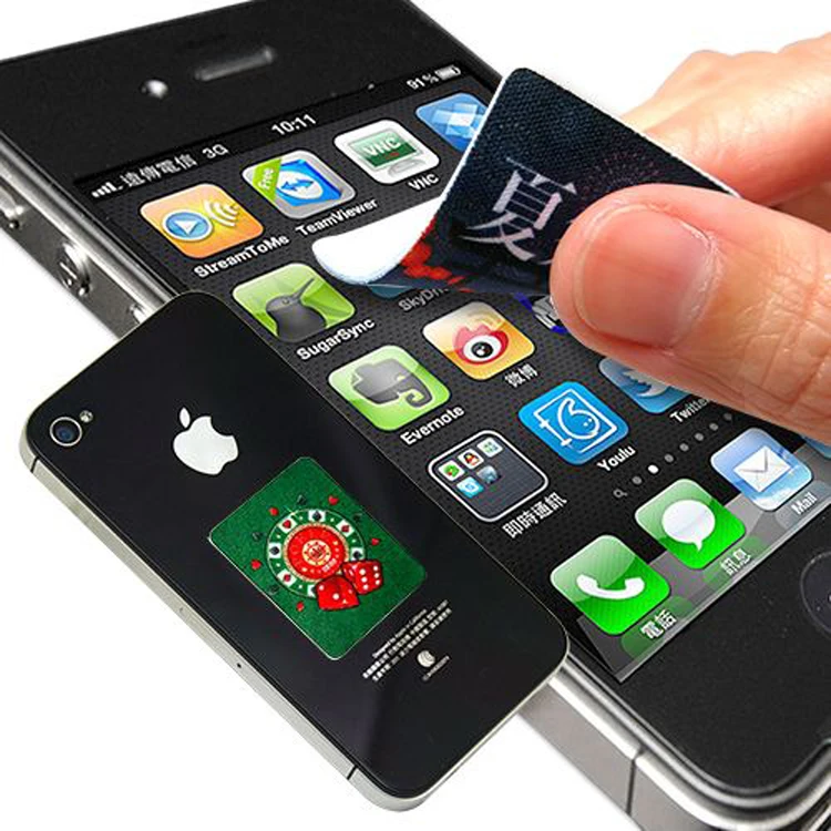 reusable custom promotional sticky screen cleaner for mobile phone