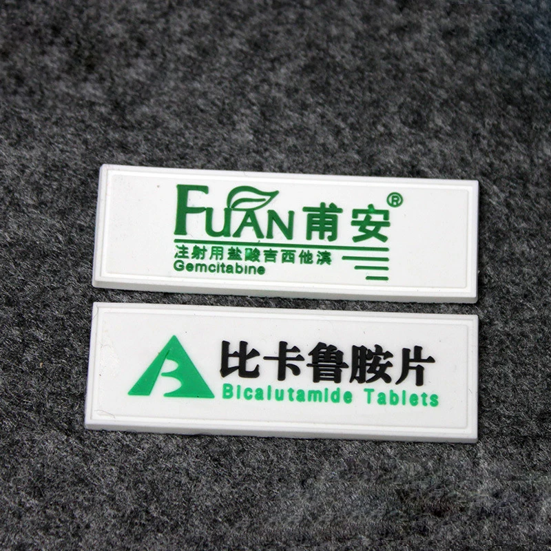 Factory directly custom silicone label branding logo rubber pvc patch 3d for clothing
