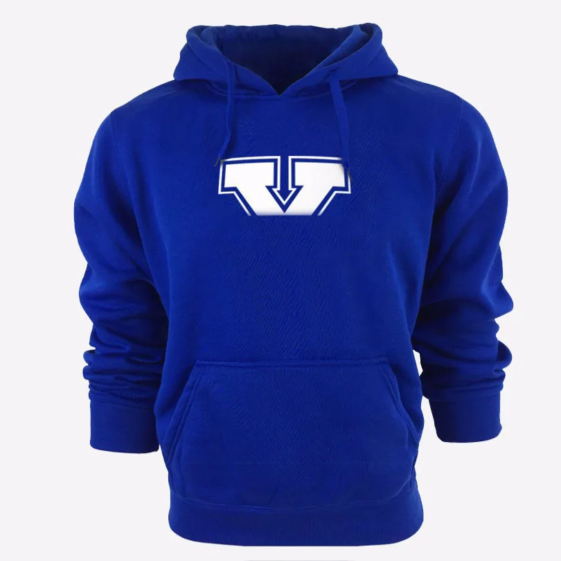 Wholesale heavyweight personalized thick pull over printed crew neck sweatshirt custom embroidery hooded sweater men