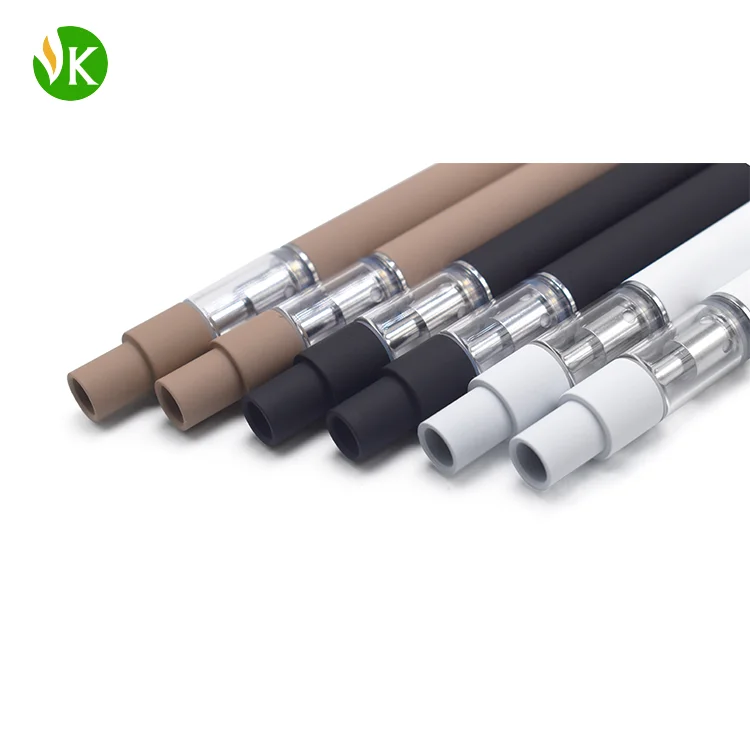 Custom logo 0.5ml glass tank ceramic coil cartridge 400mah disposable vape pens
