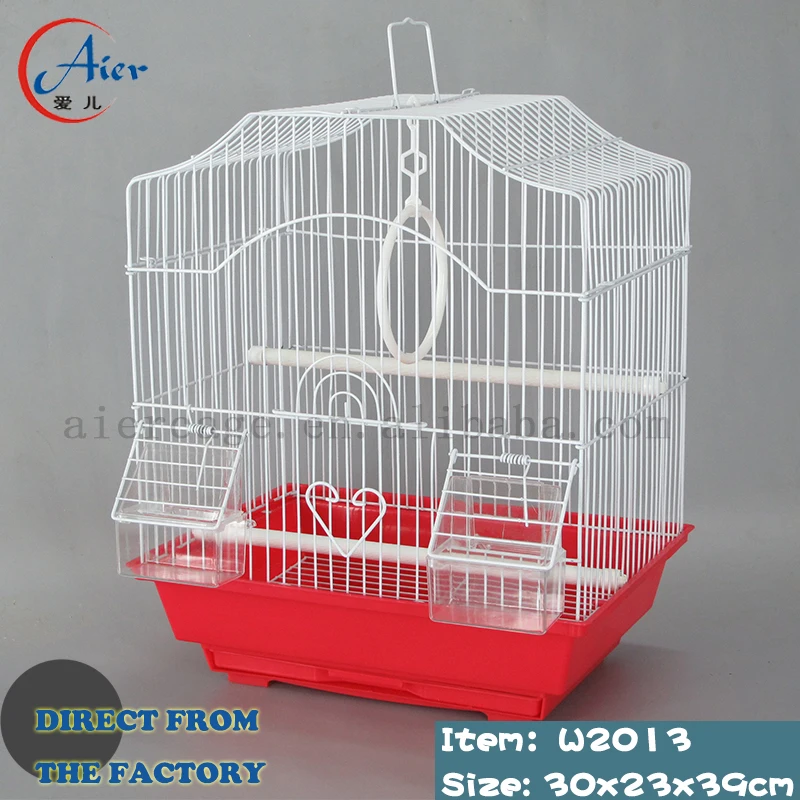 Wholesale Bird Cages 30x23x39cm Small For African Lovebirds Canary Stainsteel Gold Set Breeding Indoor Household Pet Cage