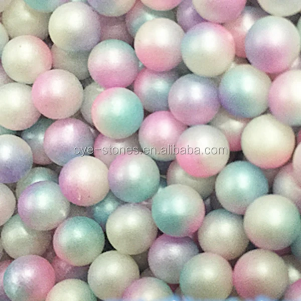 
Factory direct sales excellent quality matte gradient round pearl 