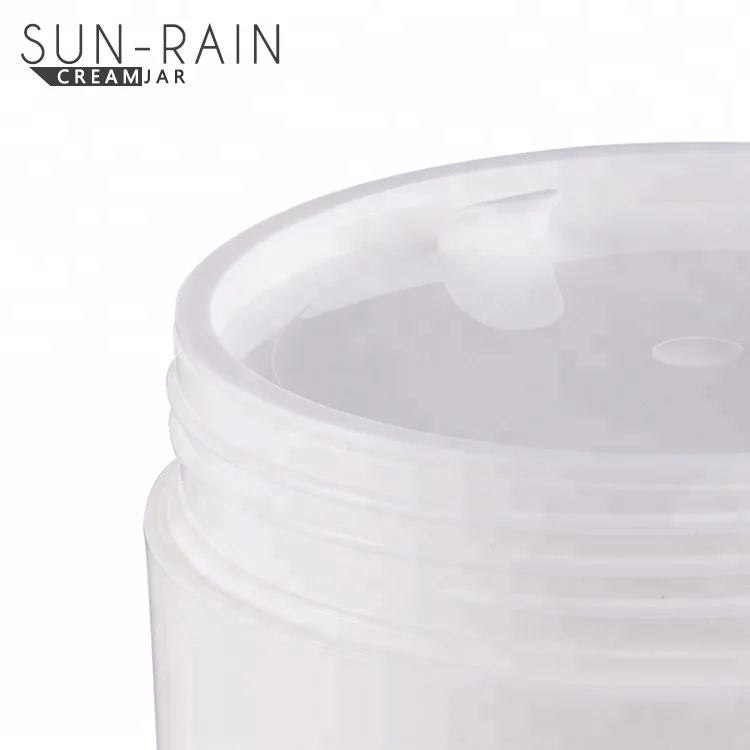 
Big empty white round 100ml 100g pp plastic cosmetic cream jars 