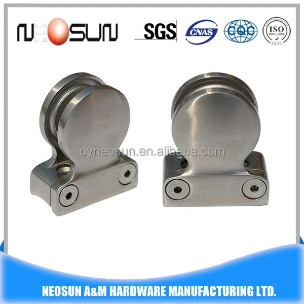 stainless steel 304 glass clamp rail/glass support/glass clip