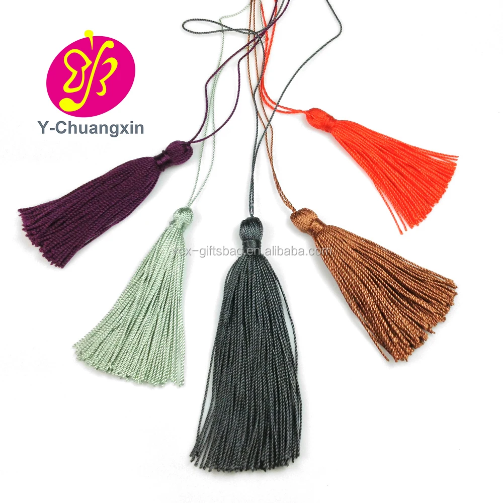 Customized new products Colorful rayon silk tassel for jewelry