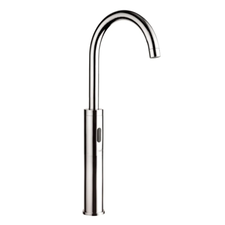 modern waterfall automatic brass smart swan goose neck heater hands free kitchen sensor vanity infrared water faucet new