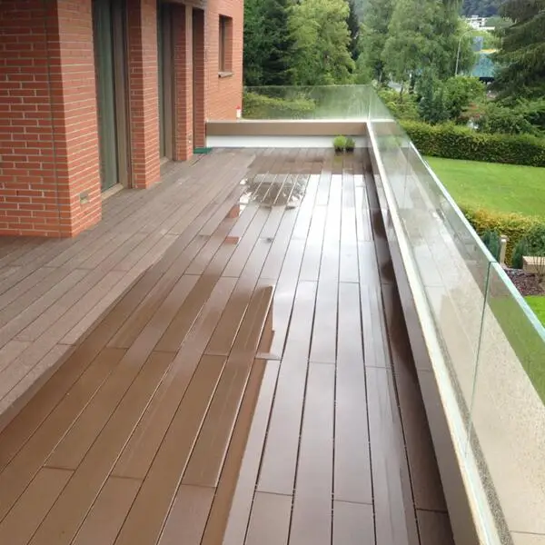 wpc decking plastic composite wood flooring for balcony flooring  patio flooring  swimming pool decking