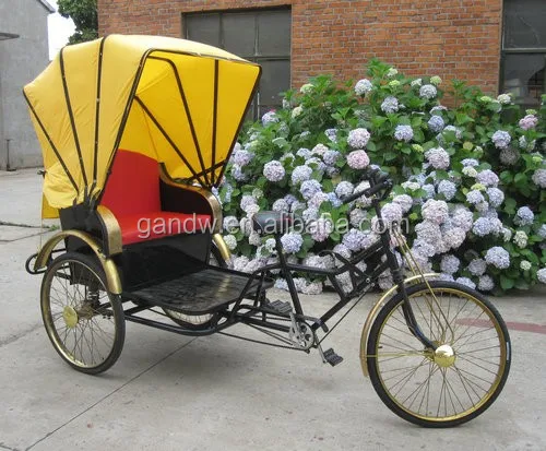 Трицикл рикши человеческой мощности