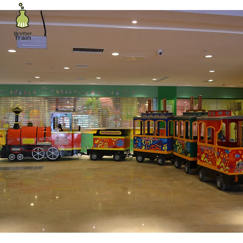 China Low price Trackless electric small battery locomotive for