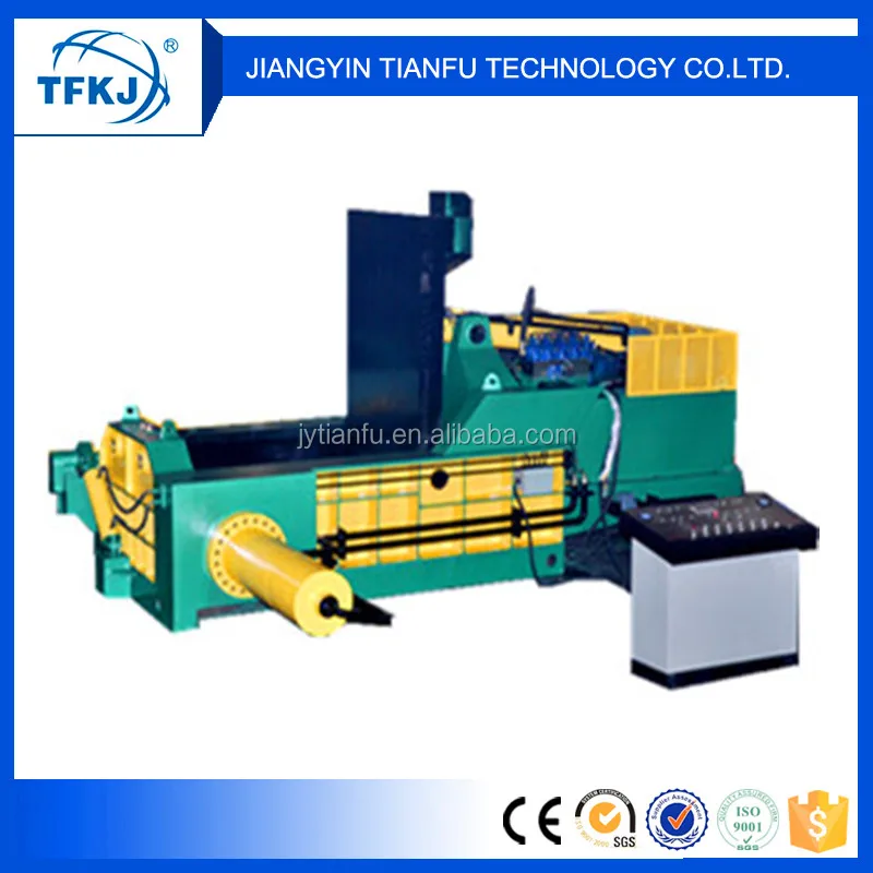 250T Metal scrap yard PLC Hydraulic copper baler press waste iron aluminium profile press machine(High Quality)