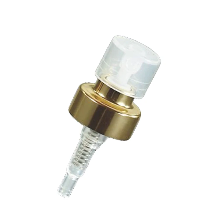 Non Spill Plastic Perfume Pump Spray Fine Mist Caps, Aluminium Pump Sprayer