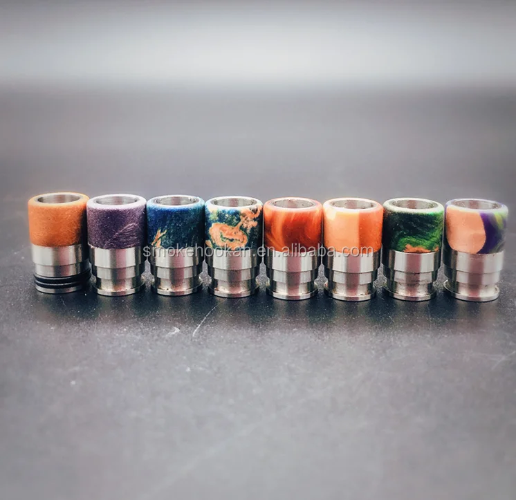 High quality new ecig vape rda 510 drip tip new style drip tip wholesale stabilized wood drip tips from China