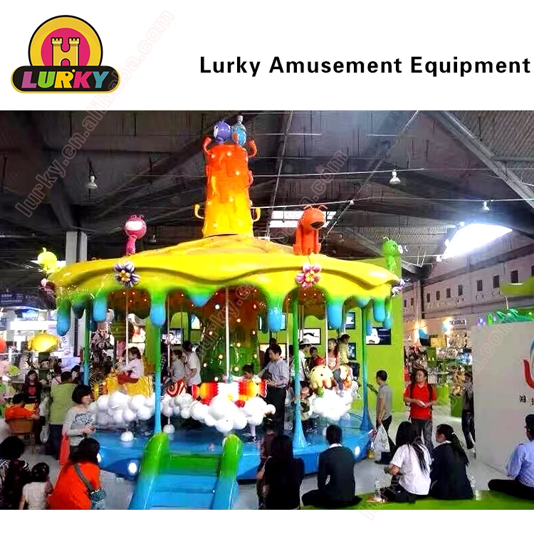 Парк аттракционов, оборудование для крытых игровых площадок, детские электрические качели с каруселем