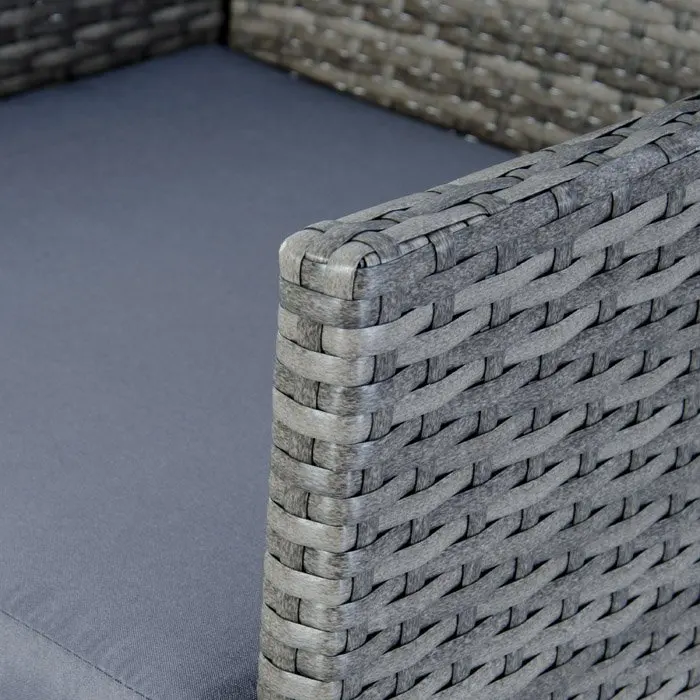 
Alliance Luxury Outdoor Rattan Chair Dinning Table Set 