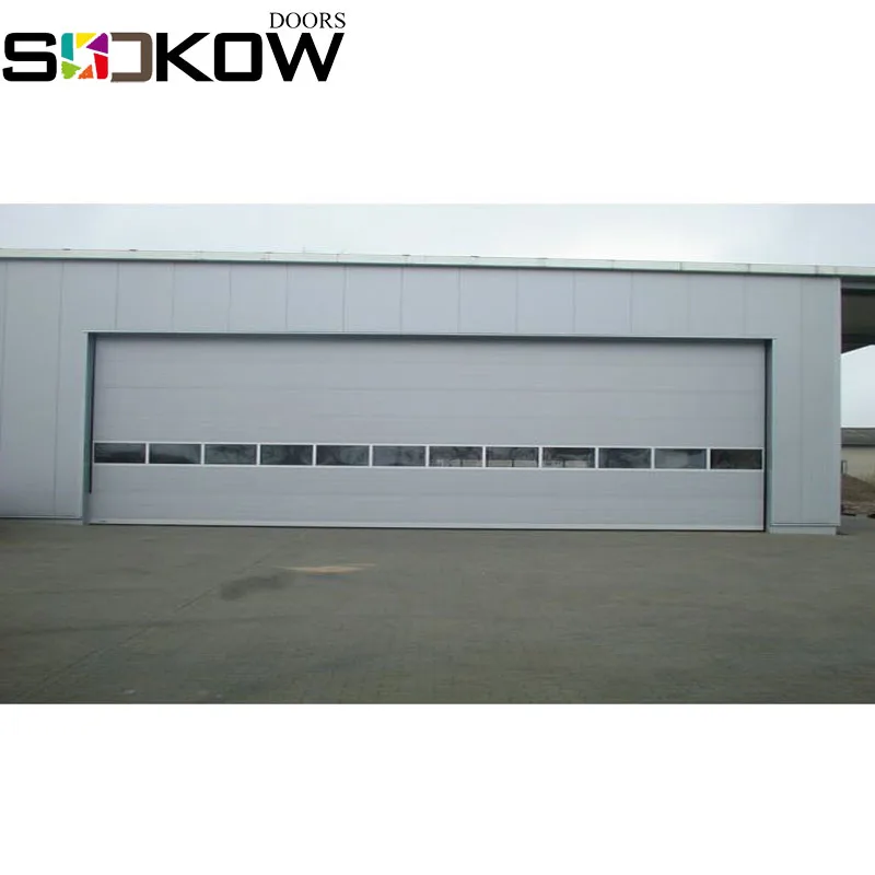 china supplier aluminum panel warehouse door steel door prices