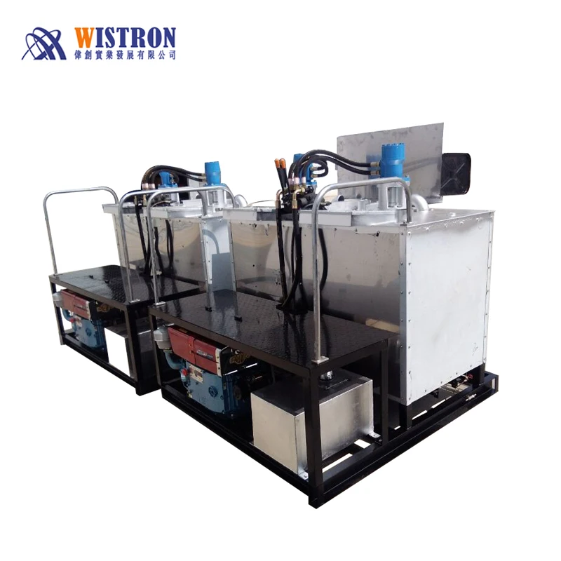 Thermoplastic paint preheater heat road marking paint machine