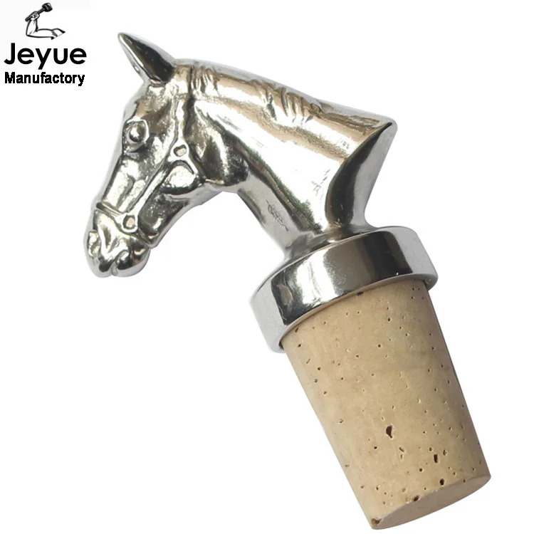 Bottle closure horse cork bottle stopper for wine whiskey party