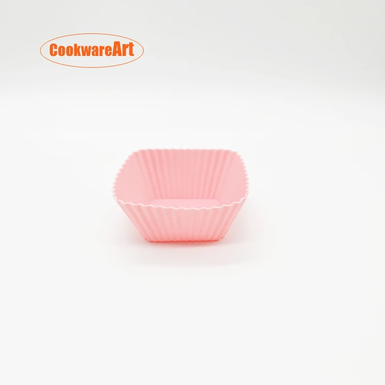 Hot sale  nonstick square shape muffin mold cupcake maker pan mafen cup mold