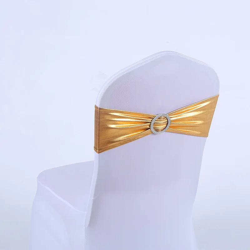 
Hot Selling High Quality Spandex Chair Sash bowknot For Wedding Party Decorations 