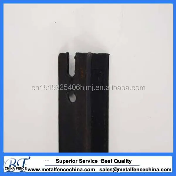 
chinese supplier cheap galvanized & PVC metal green black t-post/y-post/star picket 