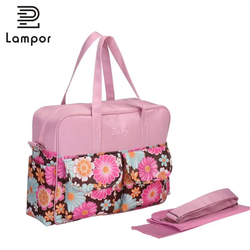 
Latest china new model outdoor travel mandy pocket multifunctional mummy bag nappy diaper bag 
