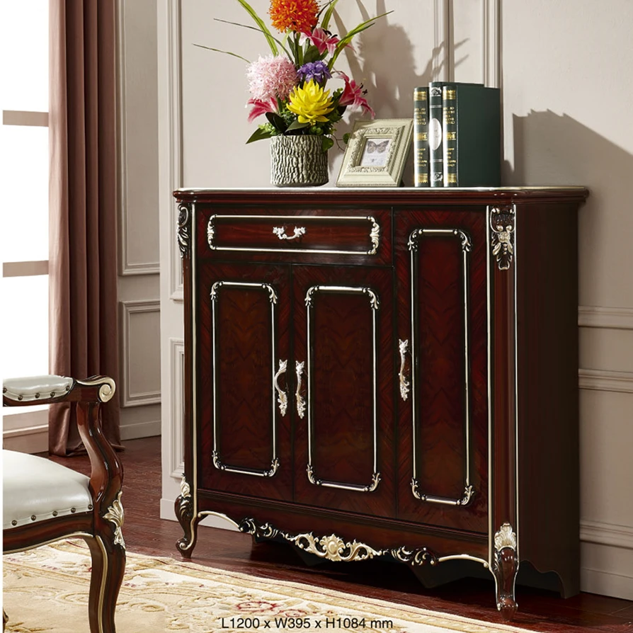 Мебель для спальни из массива дерева Роскошная Европейская кровать большого размера