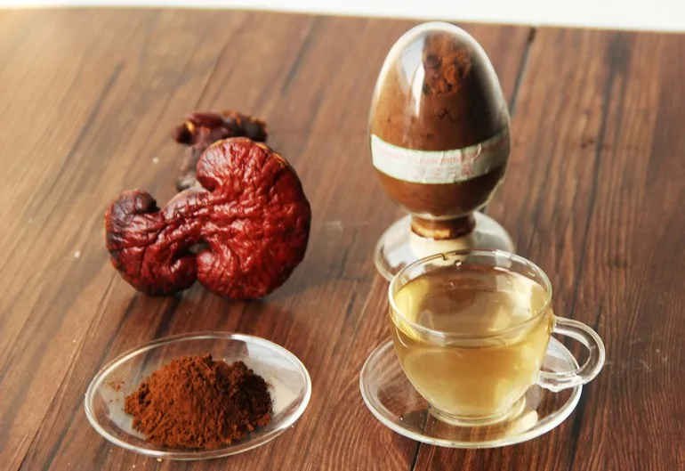 High Quality Reishi Extract Powder Organic Reishi Mushroom Ganoderma Lucidum Spore Powder
