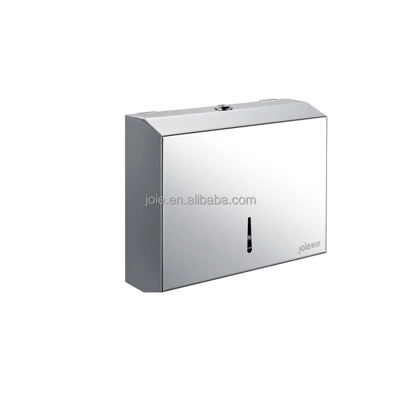 Wholesale public toilet stainless A4 paper towel holder wall mounted