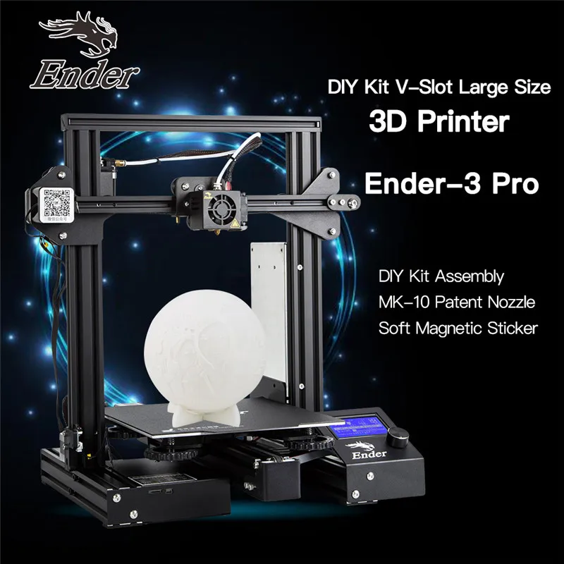  3D-принтер Creality 3D Ender-3 PRO Модернизированная Плата Сборки Cmagnet возобновление печати при сбоях питания набор «сделай
