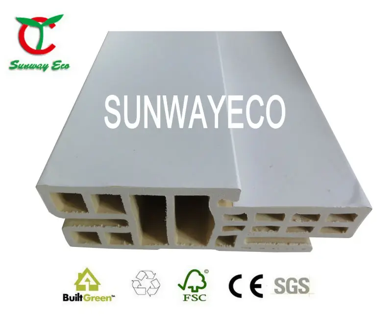 waterproof door frame E type wpc door frame for Israel