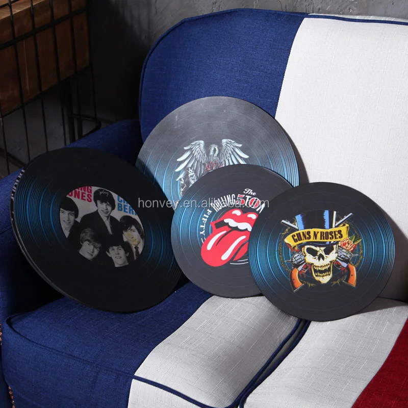 
38x38cm Retro Creative Vinyl Records Home Bar Cafe Wooden Wall Hang Decor Arts & Crafts 