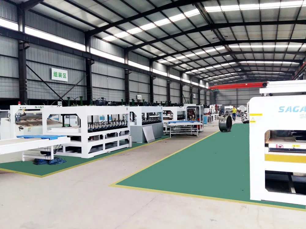 Saga RF press/Radio Frequency Edge Gluing machine for solid wood panel gluing