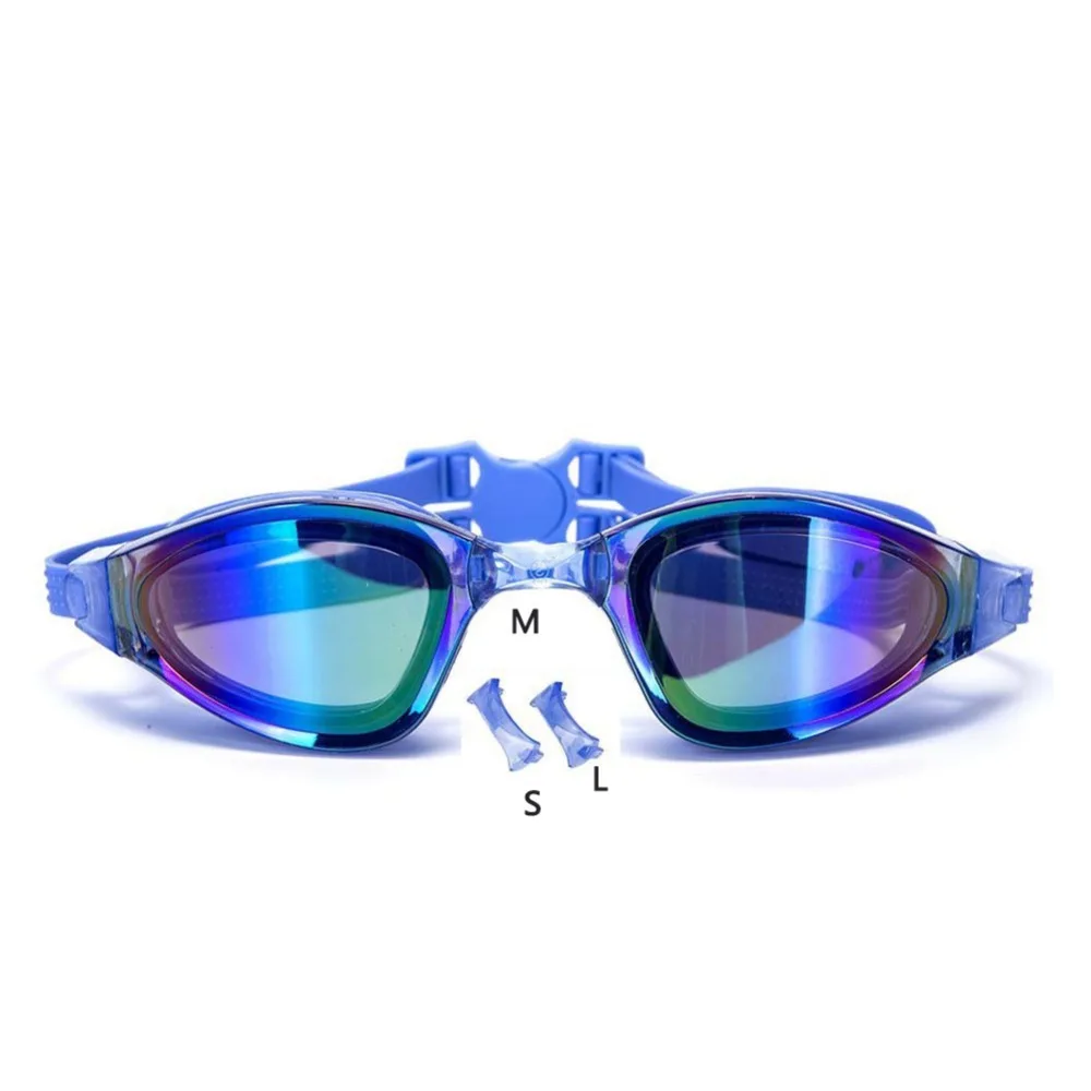 Высокое качество большая рамка Водонепроницаемые силиконовые плавательные очки для взрослых
