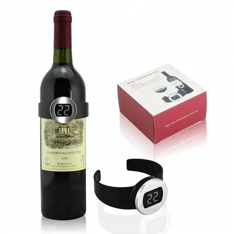 Digital Lcd Display Wine bottle /Baby Bottle Thermometer