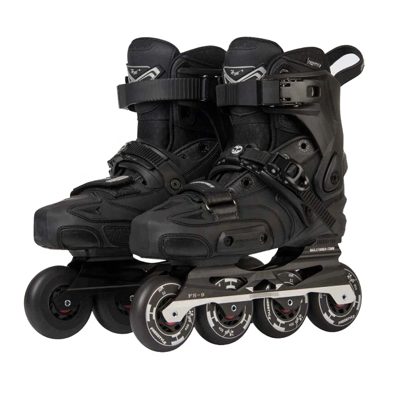 Professional freestyle 4 wheels freeline high quality roller derby inline speed skates for adults