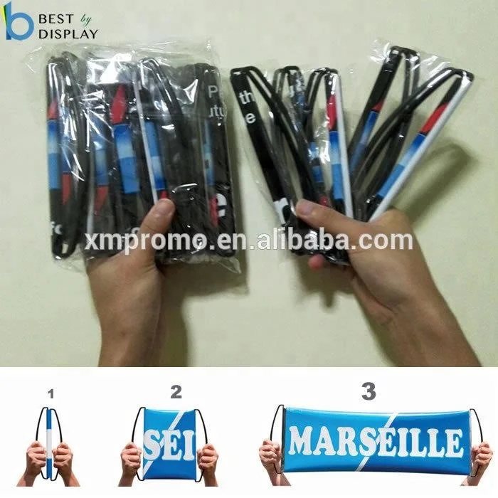 2018 Promotional advertising hand roll up banner hand held scrolling banner