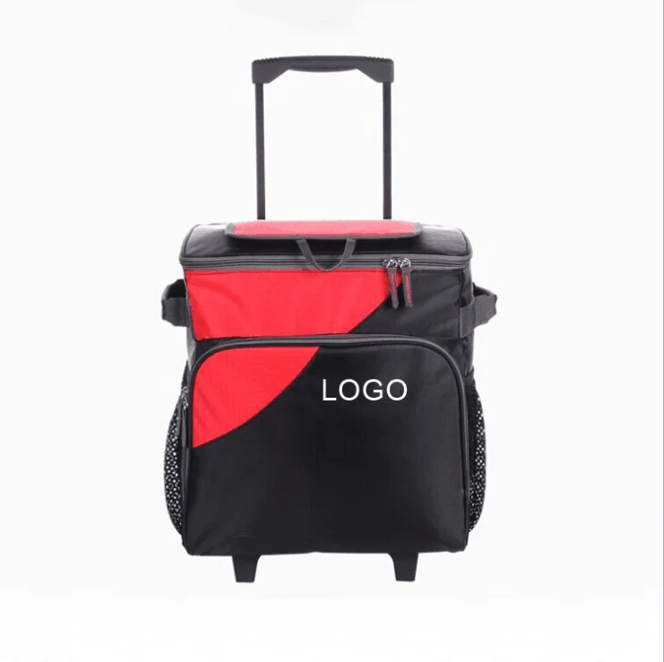 2020 new outdoor pull rod 2 color ice pack eco-friendly thicker car ice bag