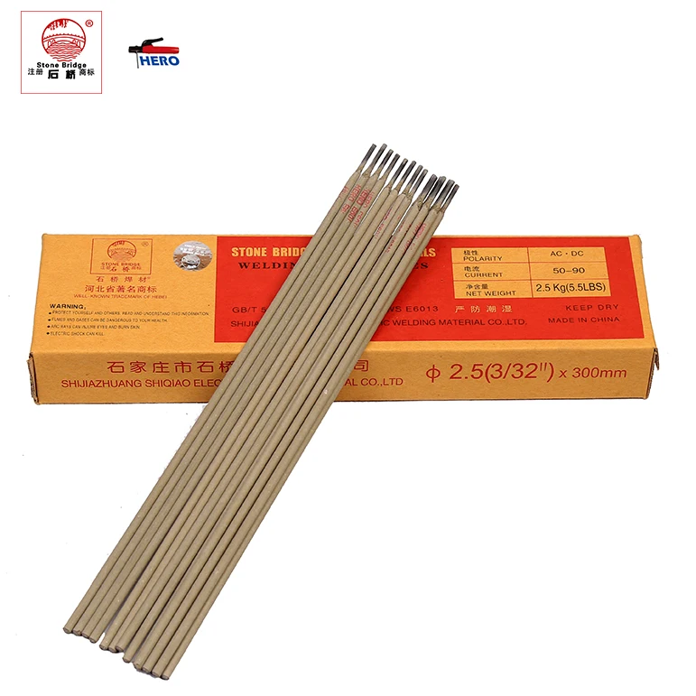 Size 2.5 3.2 4.0mm H08A Welding Material Rods E 6013 7018