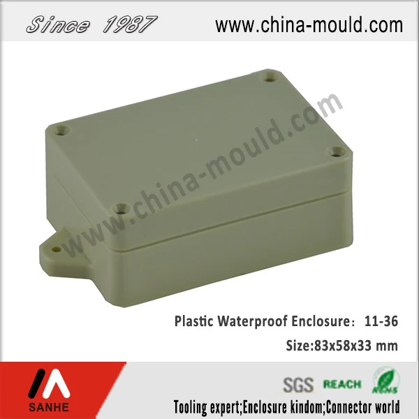 83*58*33 mm Waterproof Electric Industry Junction Box with Ear IP65 Rated ABS Plastic Enclosures for Electronics & Instruments
