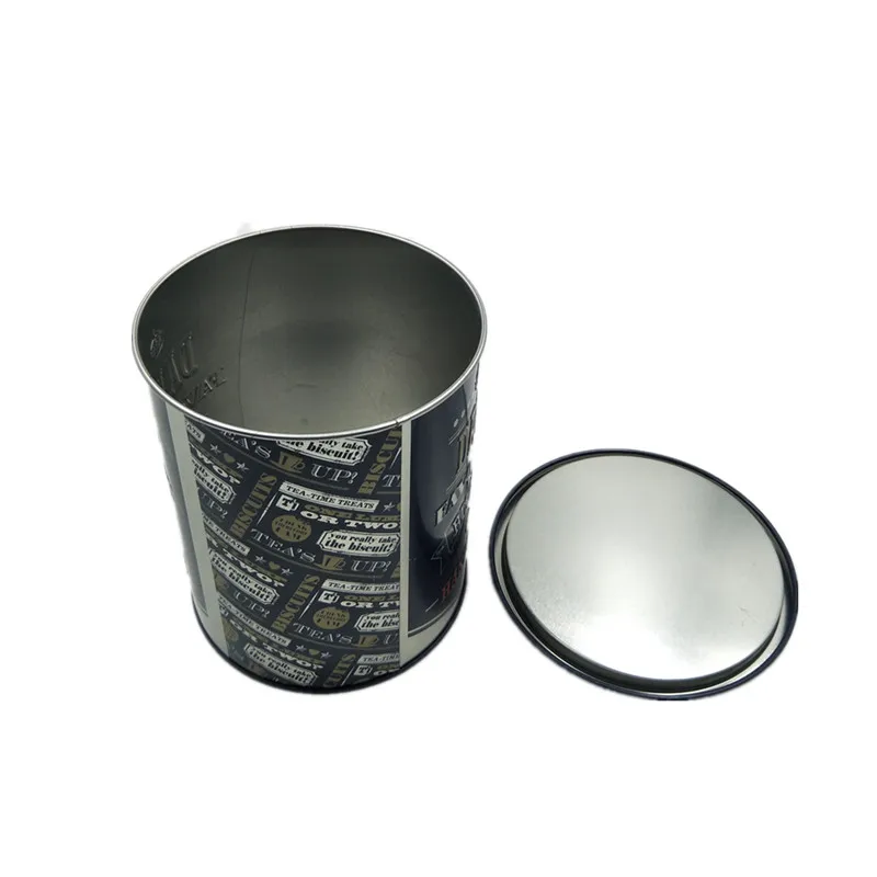 Жестяная коробка для печенья, металлическая упаковочная коробка для печенья, жестяная банка для еды